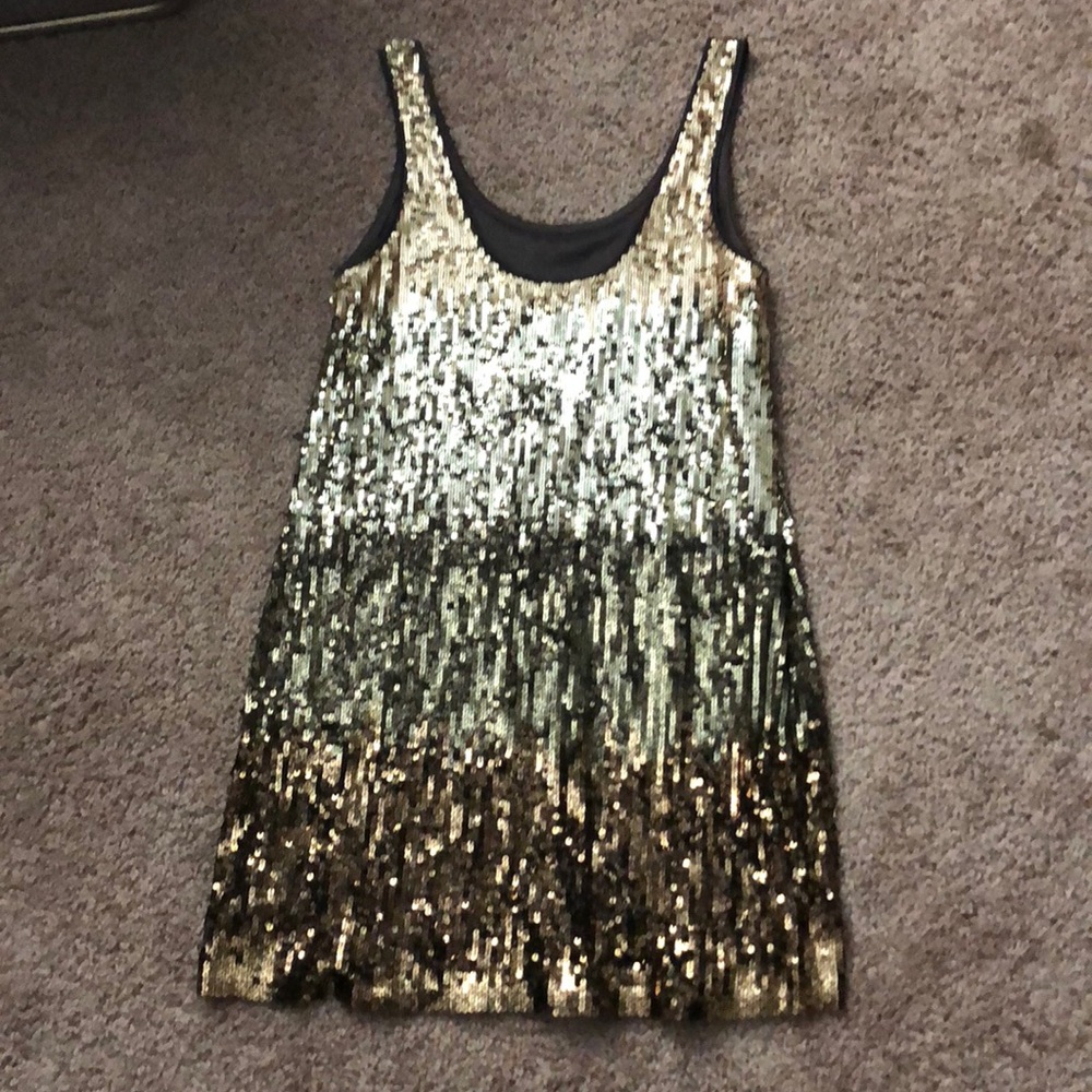 Sequin Ombré Tank Dress